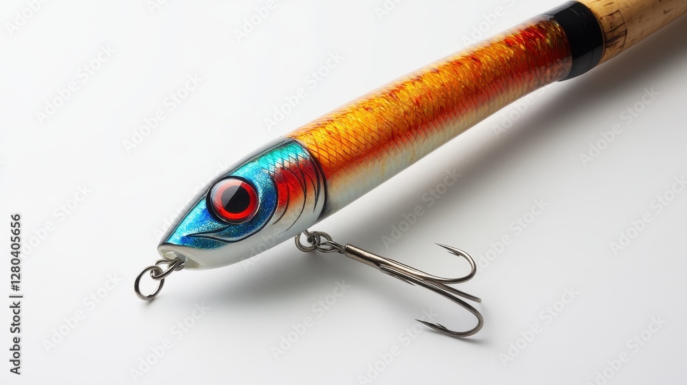 Hand-Painted Fishing Lure: A Masterpiece of Angling Art Hand-Painted Fishing Lure: A Masterpiece of Angling Art
