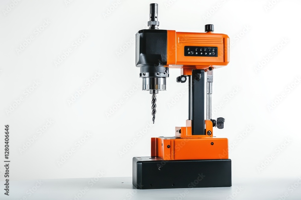 3D Drill Machine Isolated and White Background 3D Drill Machine Isolated and White Background
