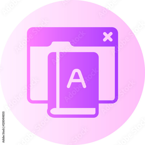 ebook gradient icon