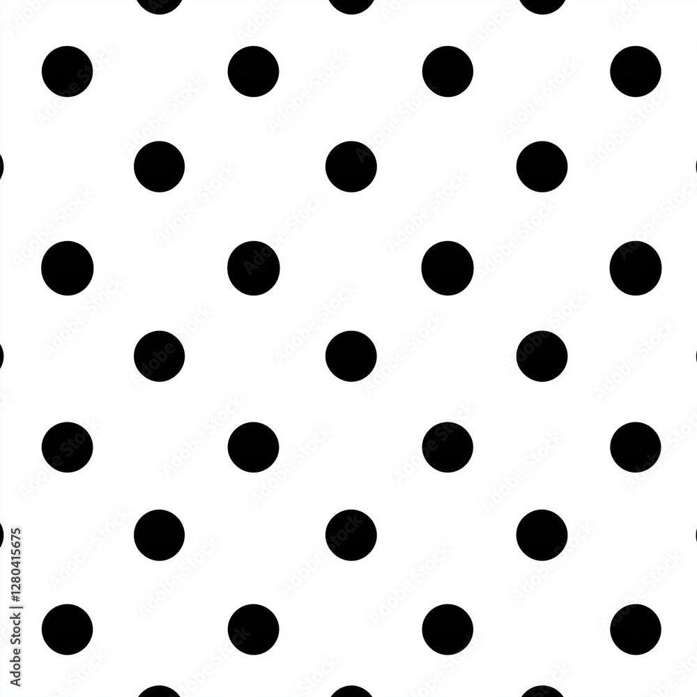 Dynamic black dot pattern background minimalist design digital art studio environment top view visual concept for branding