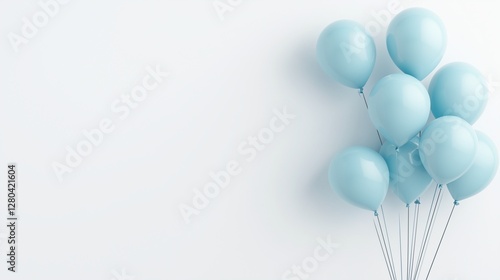 Wallpaper Mural 青の風船の背景 Torontodigital.ca