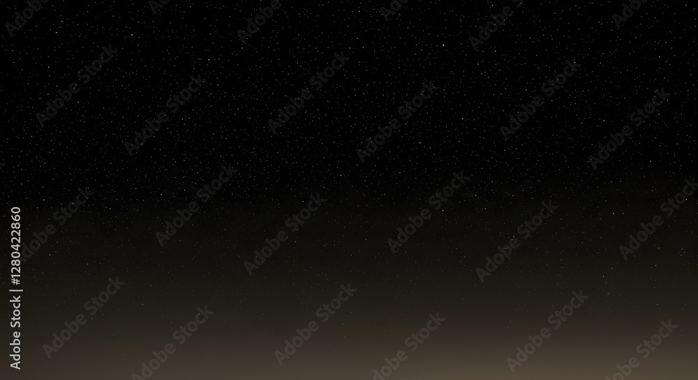Obraz premium A breathtaking starfield, glimmering stars in vast cosmic darkness
