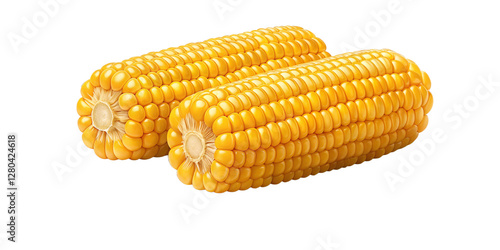 Delicious Sweet Corn on a Plate – Isolated on Transparent Background
Fresh Yellow Sweet Corn on a Plate – PNG Transparent Background