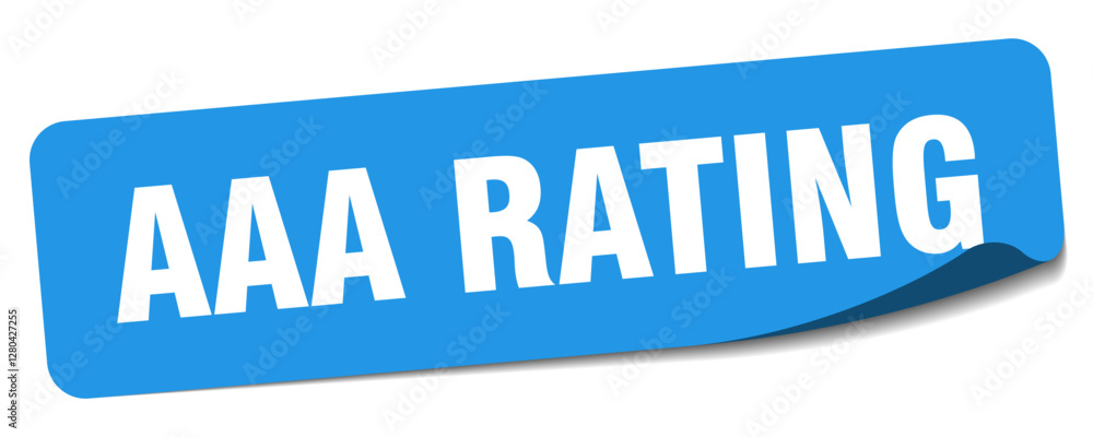 aaa rating sticker. aaa rating label aaa rating sticker. aaa rating label