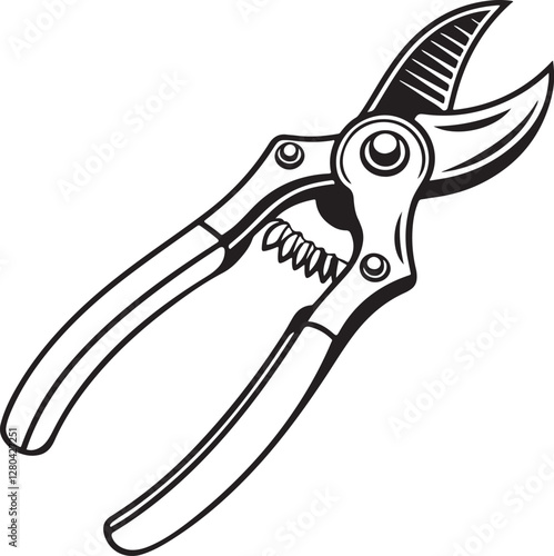 Pruners Rustic Tool for Gardening