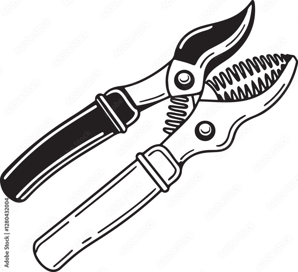 Obraz premium Pruners Rustic Tool for Gardening