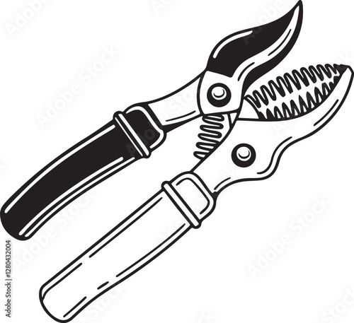 Pruners Rustic Tool for Gardening