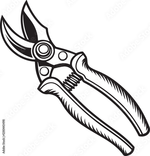 Pruners Rustic Tool for Gardening