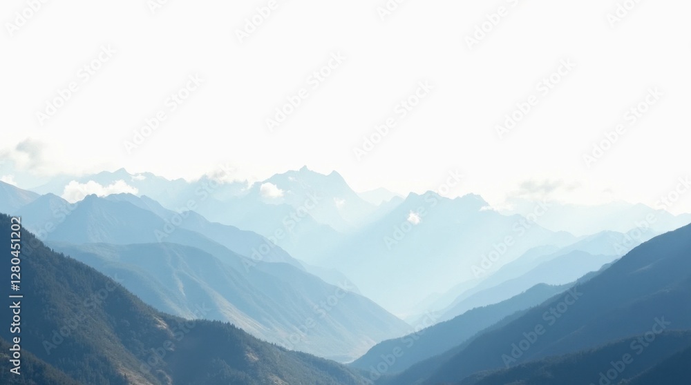Fototapeta premium Breathtaking Mountain Landscape Panorama