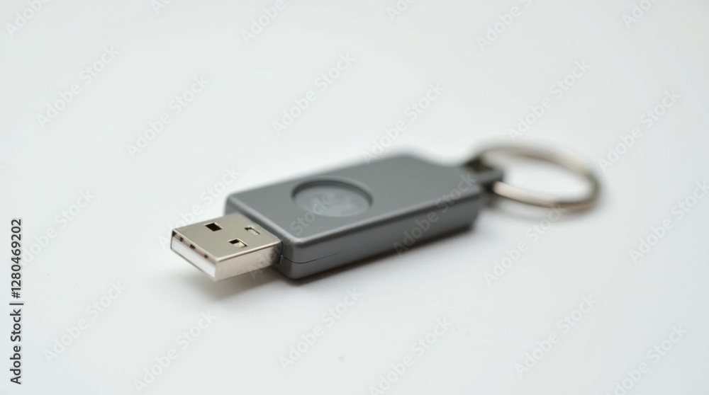 Fototapeta premium USB Flash Drive with Keychain Loop - PLA 4