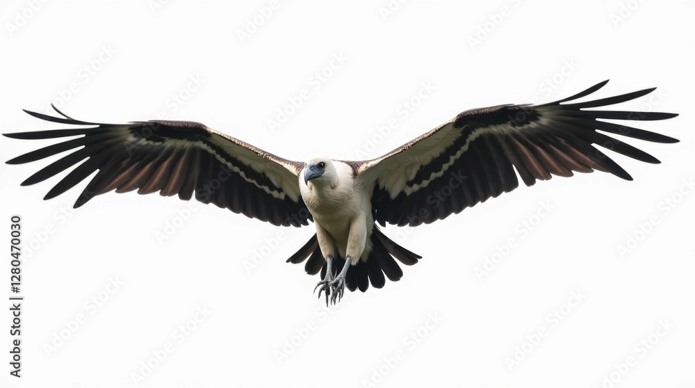 Fototapeta premium Condor with Massive Wings Folded