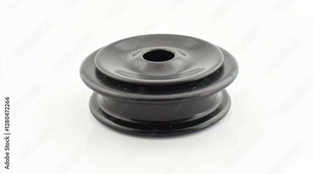 Classic Yo-Yo with Glossy Finish on White Background Classic Yo-Yo with Glossy Finish on White Background