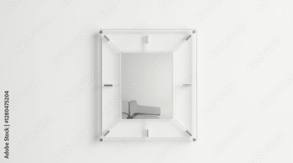 Minimalist Art Print in a Floating Acrylic Frame Minimalist Art Print in a Floating Acrylic Frame