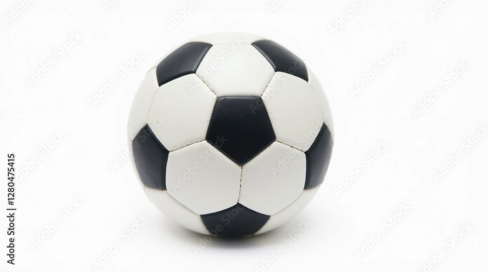 Naklejka premium Classic Black and White Soccer Ball
