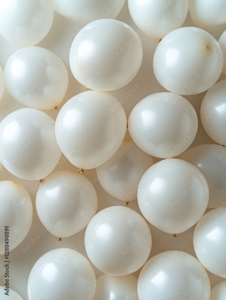 White Balloons on a Light Background for Celebrations, Decorations, and Festivities, Ideal for Parties and Events at Weddings or Birthdays White Balloons on a Light Background for Celebrations, Decorations, and Festivities, Ideal for Parties and Events at Weddings or Birthdays