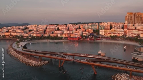 panoramic view of the embankment of phu quoc island