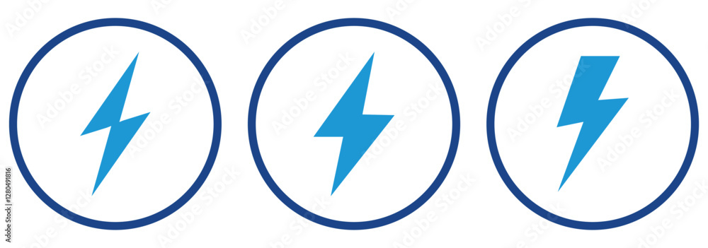 flash lightning bolt icon. Electric power symbol. Power energy sign, vector illustration. flash lightning bolt icon. Electric power symbol. Power energy sign, vector illustration.