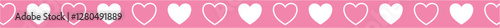heart divider border line decoration 