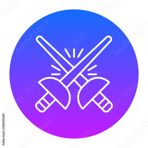 Fencing Match Icon