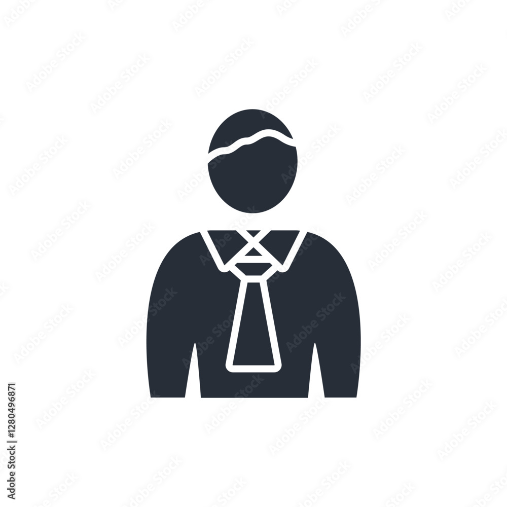 personal icons isolated on White Background. Flat style design personal icons isolated on White Background. Flat style design