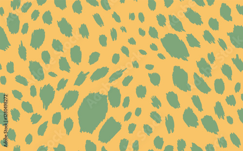 Abstract modern leopard seamless pattern. Animals trendy background. Color decorative vector stock illustration for print, card, postcard, fabric, textile. Modern ornament of stylized skin.
