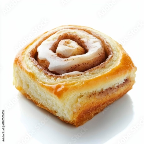 Wallpaper Mural Sweet Cinnamon Roll Pastry Delight with Creamy Glaze Delicious Baked Treat Confection Square Shape Torontodigital.ca