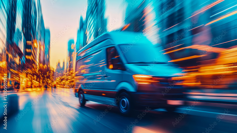Speeding through the urban jungle: A delivery on the move Speeding through the urban jungle: A delivery on the move