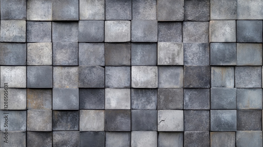 Gray Tile Wall Pattern Gray Tile Wall Pattern