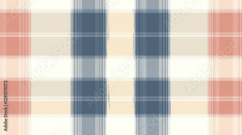 Multicolored Plaid Pattern for Textiles and Fashion Backgrounds
