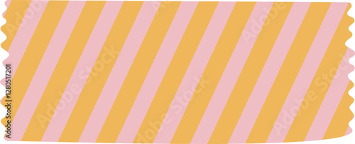 stripes hand drawn decorative masking tape patterned for collage and scrapbooking illustration vector, paper