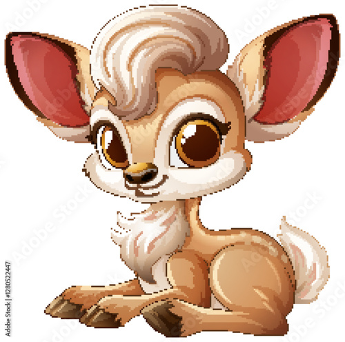 Adorable Baby Deer Illustration