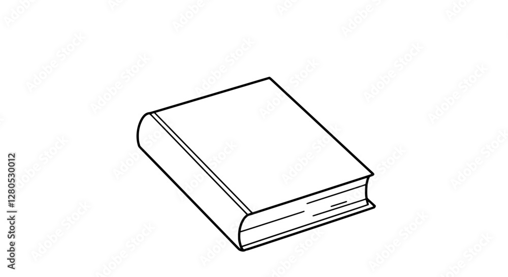 Book of Knowledge: A simple, detailed illustration of a closed book, perfect for representing knowledge, education, and reading. This graphic is clean, versatile. Book of Knowledge: A simple, detailed illustration of a closed book, perfect for representing knowledge, education, and reading. This graphic is clean, versatile.
