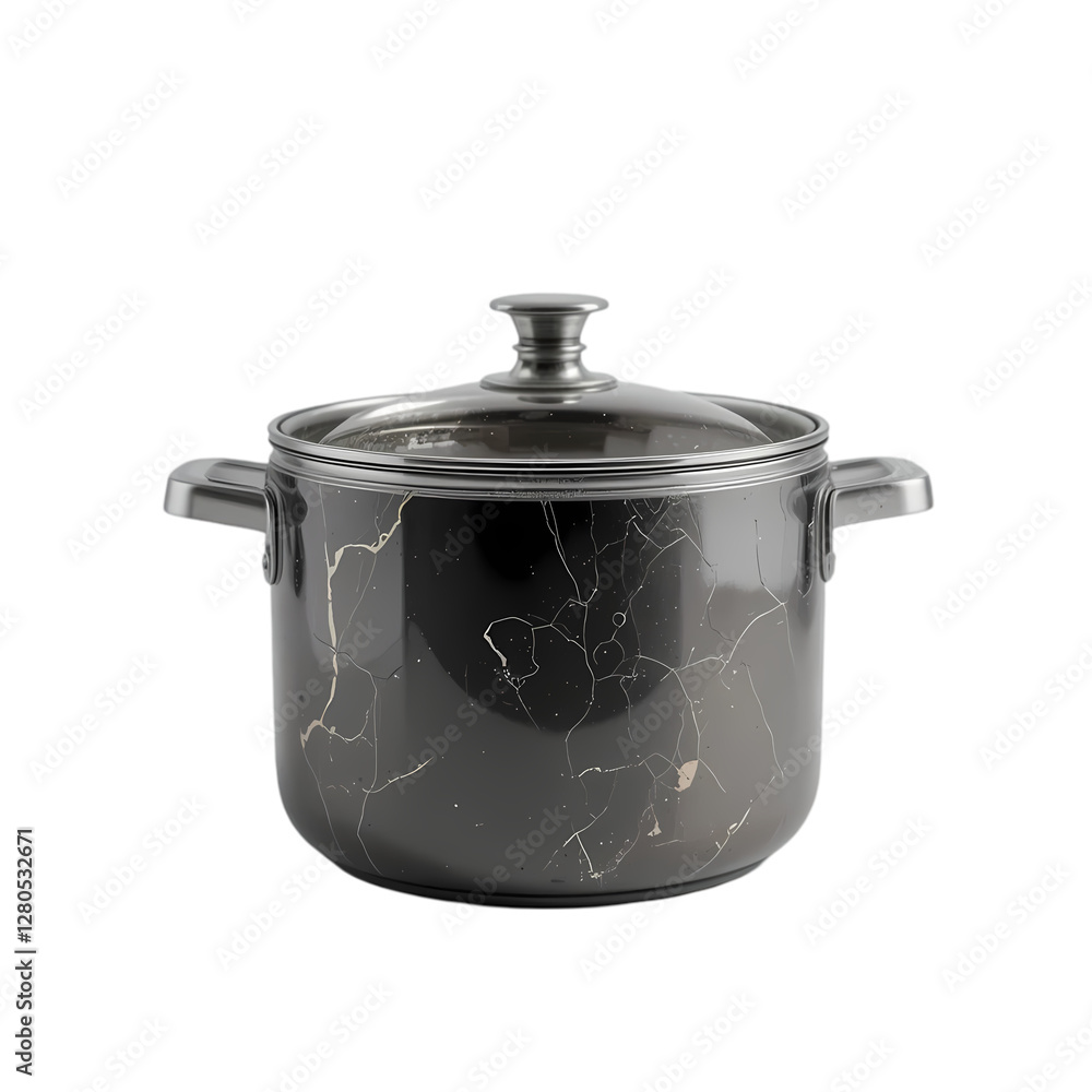 Stainless Steel Stock Pot with Lid isolated on transparent background Stainless Steel Stock Pot with Lid isolated on transparent background