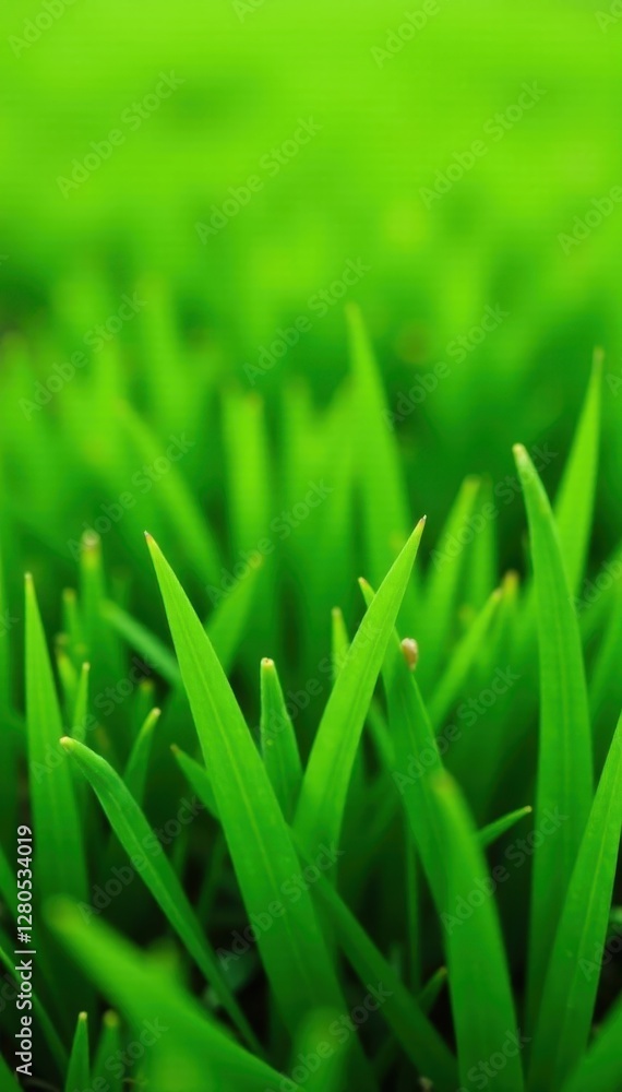 Close-up of finely manicured fairway grass, lush green blades , closeup, turf, outdoor Close-up of finely manicured fairway grass, lush green blades , closeup, turf, outdoor