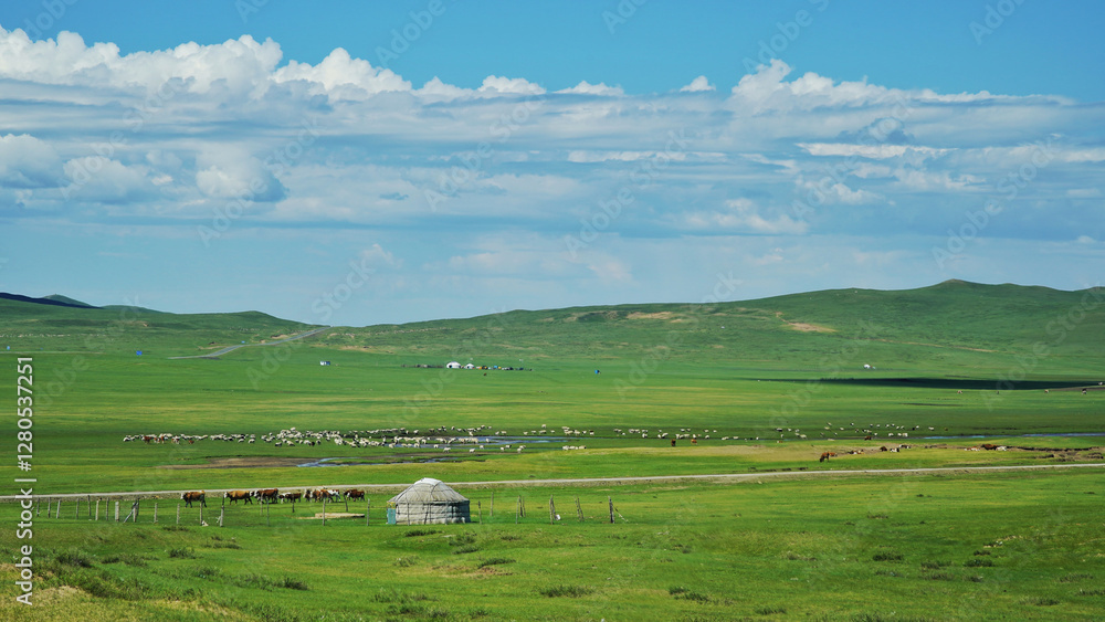 Fototapeta premium landscape with Ger 