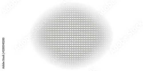 Halftone white & grey background. Dotted abstract vector illustration on white isolated background. Dots background business concept.
