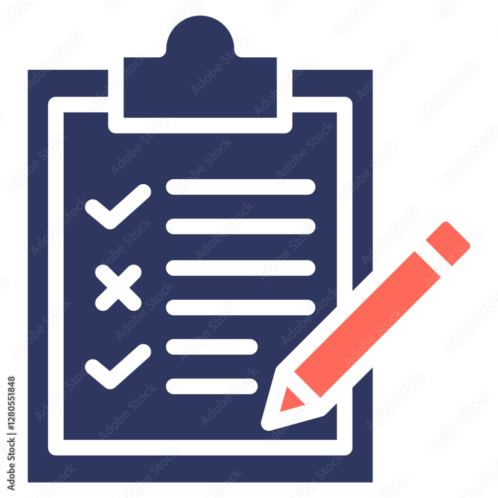 Exam Paper Icon Exam Paper Icon