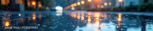 Dampf und Regenwasser auf der Glasfl?che mit Schatten, reflection, surface