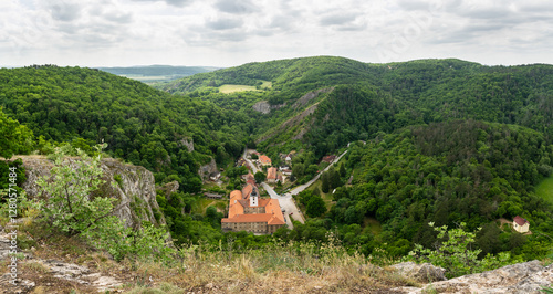 Pilgrimage site and tourist destination St. John under the rock, Czech Republic