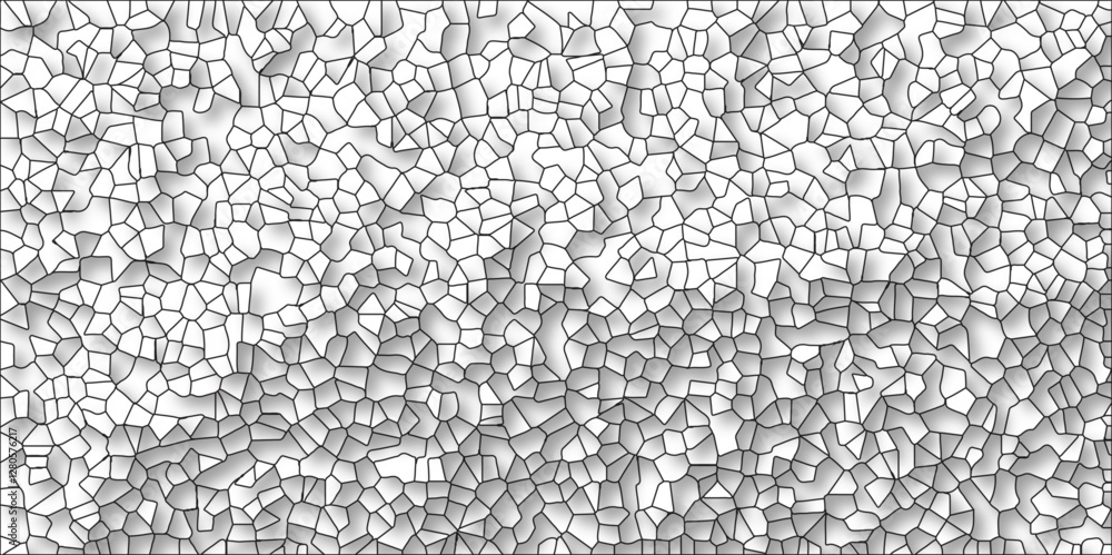 Fototapeta premium Seamless pattern with 3d shapes vector Vintage Illustration. white and black broken wall paper in decoration.