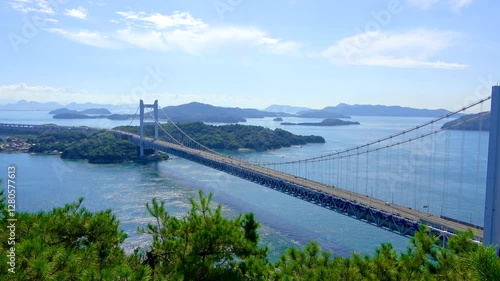 鷲羽山から望む瀬戸大橋（岡山県・倉敷市）