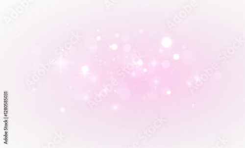 Pink Dust PNG, Magical Sparkling Pink Glitter Bokeh Light and Soft Glow Overlay for Your Design. Festive Shimmering Pink Powder for Cards, Invitations, Banners, and Decorations