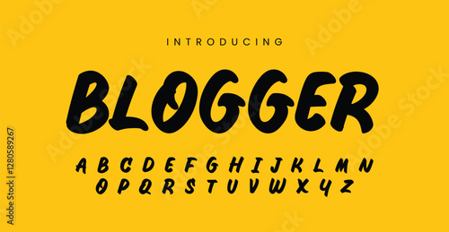 Blogger - Fun Headline Youtube Handwritten Font