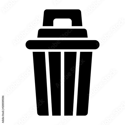 Disposal Vector Glyph Icon Design