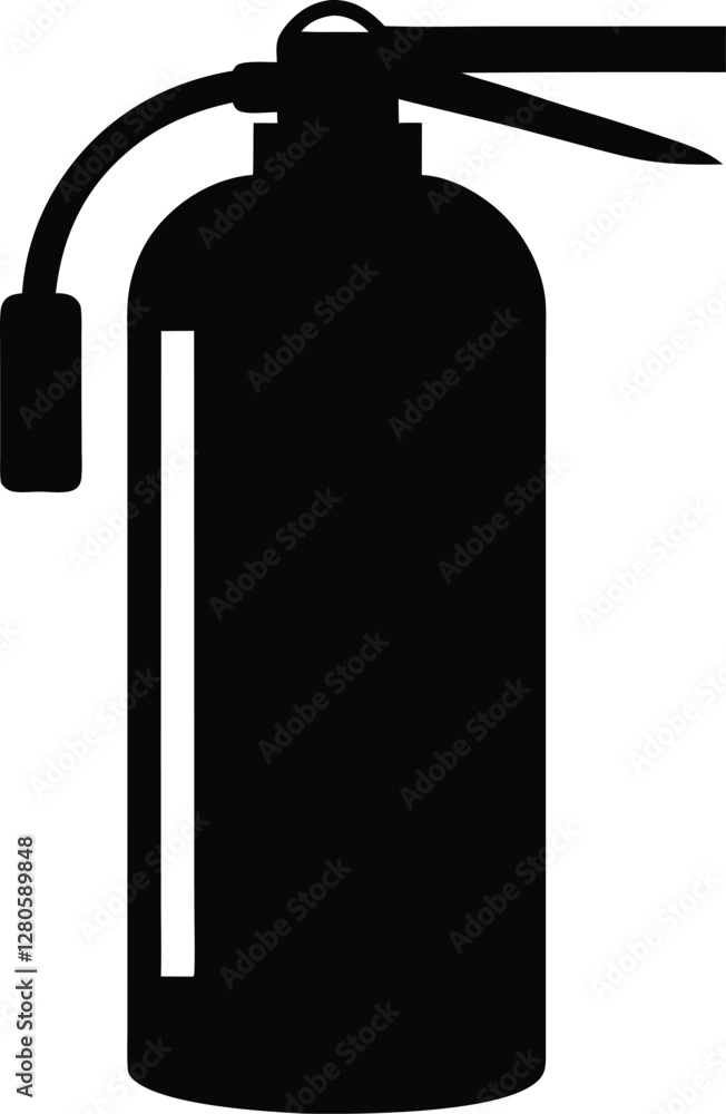 Fire Extinguisher Vector, Silhouette of Firefighting Equipment and Tools, Extinguish Fire Clipart Fire Extinguisher Vector, Silhouette of Firefighting Equipment and Tools, Extinguish Fire Clipart