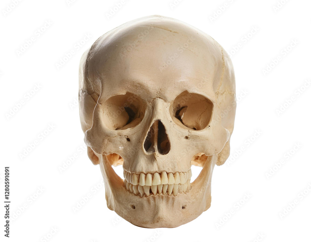 Skull human isolated on transparent background Skull human isolated on transparent background