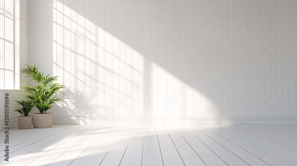 Fototapeta premium A clean white background with a subtle gradient from bright white to light gray