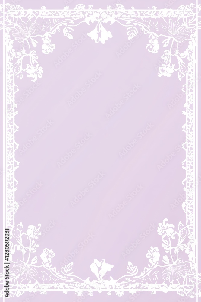 Abstract lace borders flower accents background poster template Abstract lace borders flower accents background poster template