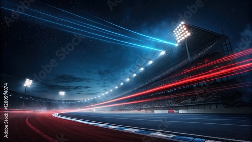 Race Track at Night