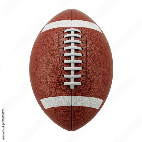 American football ball on a PNG background